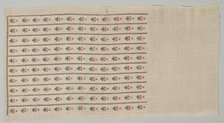 Embroidered Towel, 19th century. Creator: Unknown.