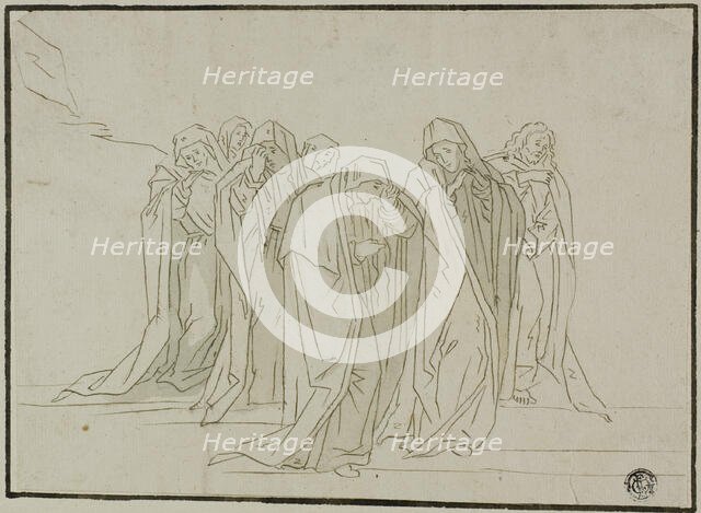 Mourning Figures, n.d. Creator: Unknown.