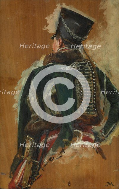 Cavalry Man, mid-late 19th century. Creator: Jean Louis Ernest Meissonier.