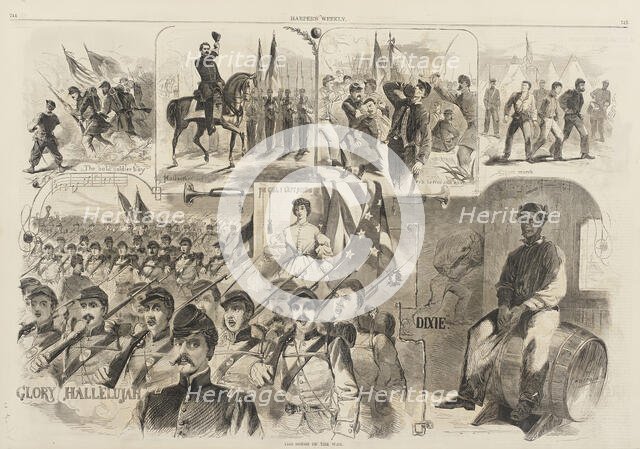 The Songs of the War, 1861. Creator: Unknown.