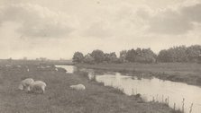 On the River Bure, 1886. Creator: Dr Peter Henry Emerson.