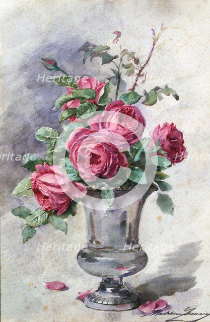 'Vase of Flowers', c1865-1928. Artist: Madeleine Jeanne Lemaire
