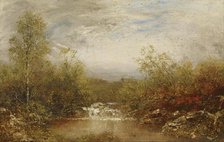 Landscape With Cascades, 1860-1919. Creator: Ralph Blakelock.