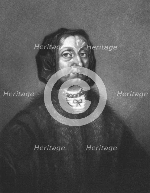 ''Elizabeth Cromwell (Steward), mother of Oliver Cromwell; Obit 1654', 1810. Creator: Charles Turner.