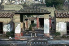 The house of the stags in the Roman town of Herculaneum. Artist: Unknown