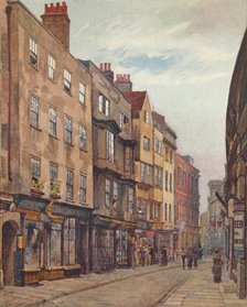 'Holywell Street, Looking West', Westminster, London, 1882 (1926). Artist: John Crowther.