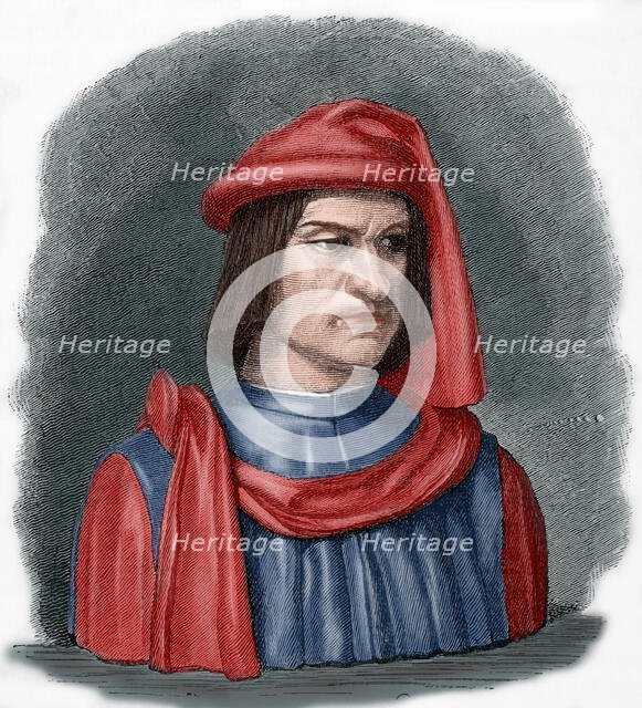 Lorenzo de Medici (1449-1492), 1881.  Creator: Unknown.