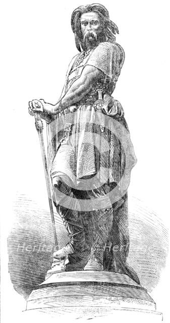 Statue of the Gaulish chieftain Vercingetorix, 1865. Creator: Unknown.