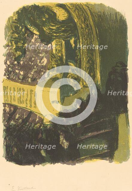 A Gallery in the Gymnasium (Une galerie au gymnase), published 1900. Creator: Edouard Vuillard.