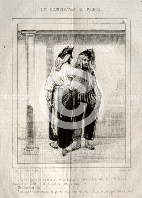 Carnaval, 1841-1843. Creator: Paul Gavarni (French, 1804-1866).