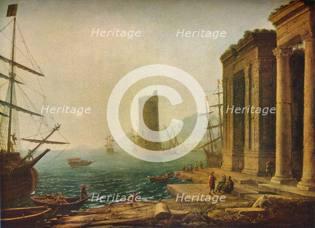 'Port of Ostia, Rome', c1643 (1931). Artist: Claude Lorrain.