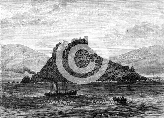 The French Expedition to Tunis: the Island and Fort of Tabarka, 1881. Creator: Unknown.