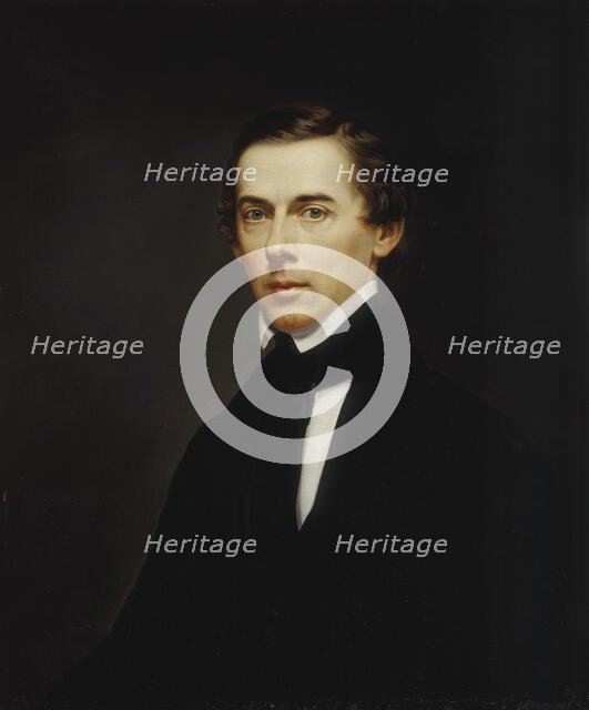 Self-portrait, 1849. Creator: Frederick R. Spencer.