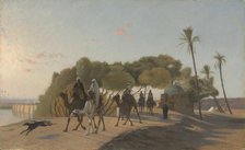 Leaving the Oasis, 1880s. Creator: Jean-Léon Gérôme (French, 1824-1904).