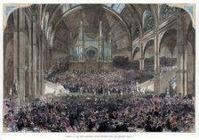The opening of the new Alexandra Palace, Muswell Hill, 1st May 1875. Artist: Unknown
