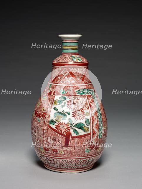 Tea Whisk-Shaped Sake Bottle, c. 1661-72. Creator: Unknown.