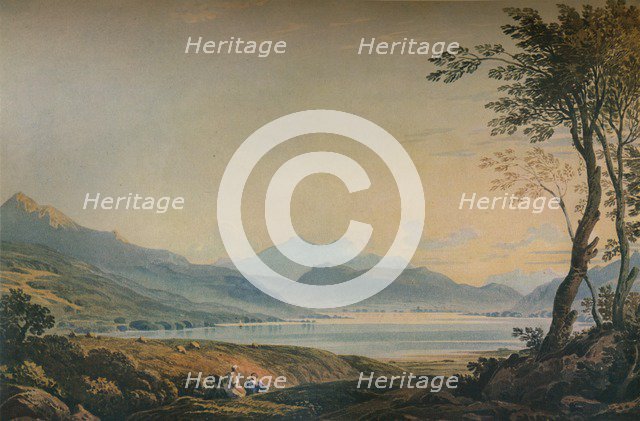 Windermere from Bowness', c1822, (1938). Artist: John Varley I.
