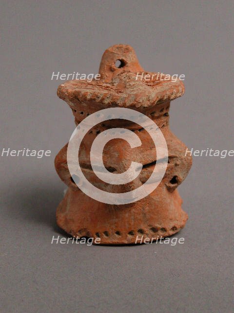 Head of a Female Figurine, Coptic, 4th-7th century. Creator: Unknown.