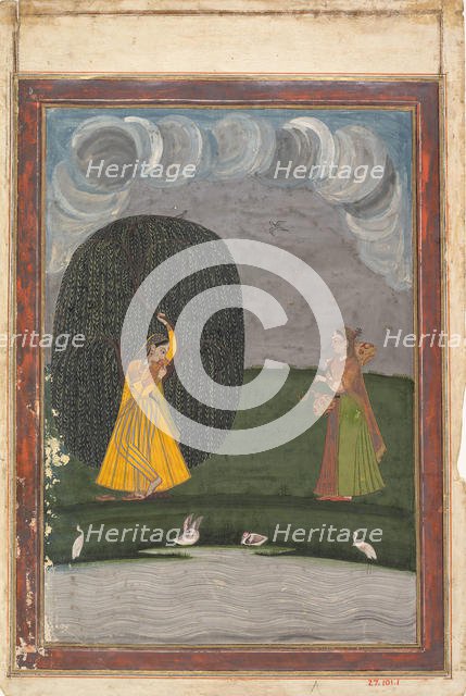 Illustration from a Ragamala Series (Garland of Musical Modes), late 18th century. Creator: Unknown.