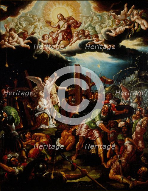 The Martyrdom of Saint Catherine of Alexandria, Mid of the 18th cen.. Artist: Rioja, Hipólito de (active Mid of 18th cen.)