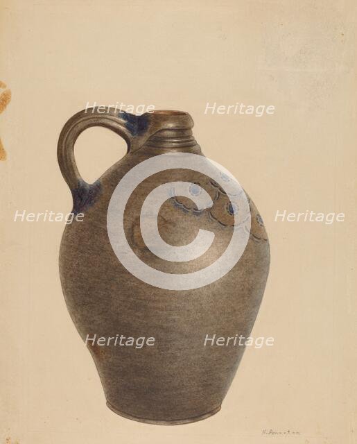 Jug, c. 1937. Creator: Nicholas Amantea.