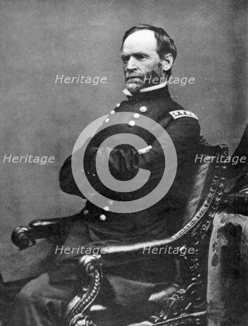 William Tecumseh Sherman, American soldier, 1869. Artist: Matthew Brady