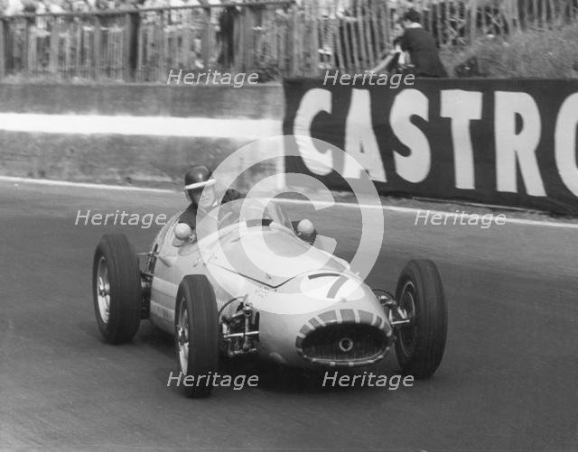1955 Maserati 250F, Mike Hawthorn at BARC event Crystal Palace. Creator: Unknown.