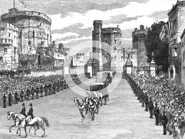 'The Marriage of HRH Princess Louise of Schleswig-Holstein and HH Prince Aribert of Anhalt, 1891. Creator: Unknown.