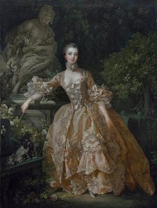 Madame de Pompadour, 1759. Creator: Boucher, François (1703-1770).