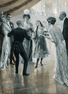 A Little Dance, 1913. Creator: Rosenstand, Emil Christian (1859-1932).