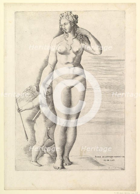 Speculum Romanae Magnificentiae: Venus and Eros, 1561. Creator: Unknown.