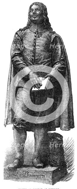 Statue of Bunyan at Bedford, 1874. Creator: Unknown.