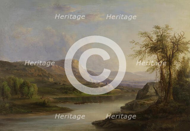 River Scene, 1868. Creator: Robert Seldon Duncanson.