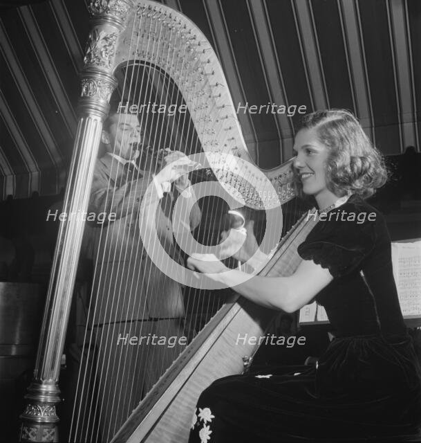 Portrait of Joe Marsala and Adele Girard, Hickory House, New York, N.Y., 1946. Creator: William Paul Gottlieb.