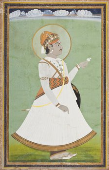 Maharaja Pratap Singh (Reigned 1778-1803) (image 1 of 2), c1780. Creator: Unknown.