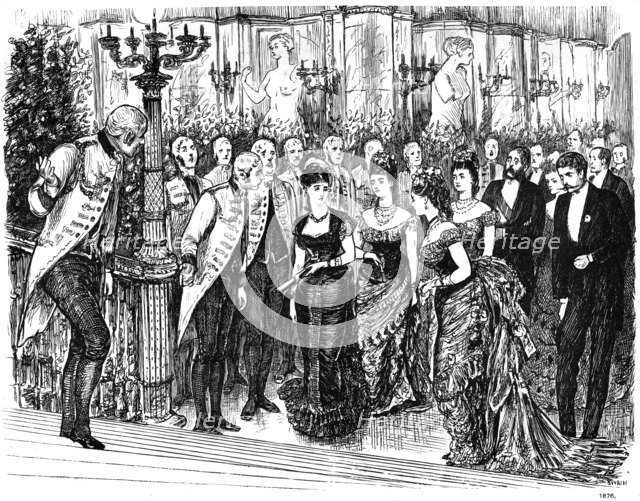 'Awkward Incident in Fashionable Life', 1876 (1891). Artist: Swain