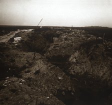 Battlefield, Craonne, northern France, c1914-c1918. Artist: Unknown.