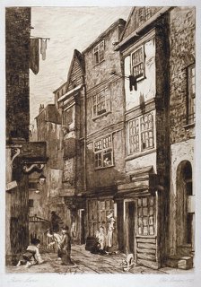 Great Shire Lane, City of London, 1793. Artist: Anon