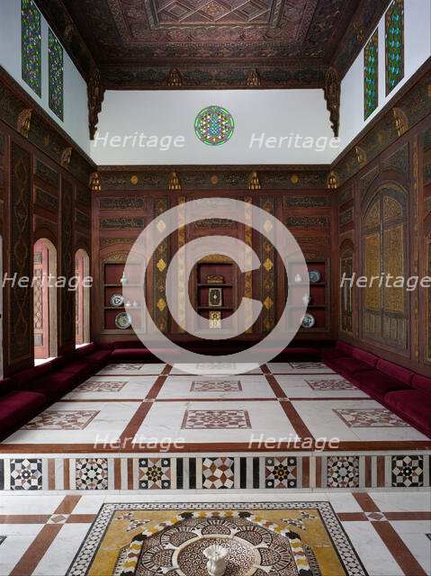 Damascus Room, Syria, dated A.H. 1119/A.D. 1707. Creator: Unknown.