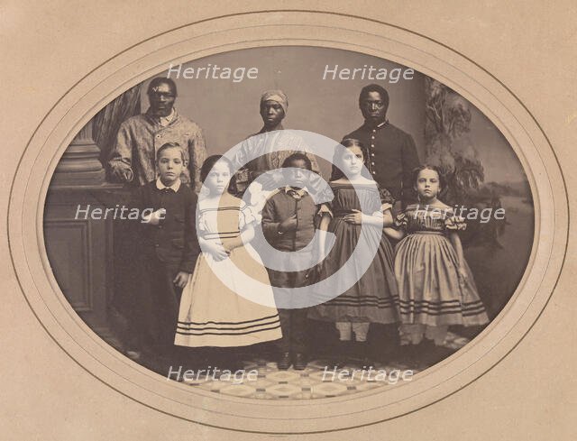 Emancipated Slaves Brought from Louisiana by Colonel George H. Banks, December 1863. Creator: Myron H. Kimball.