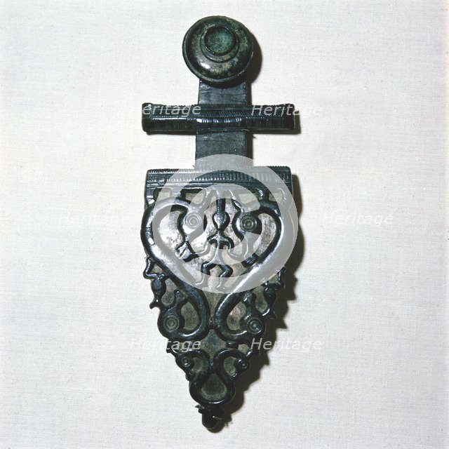 Celtic bronze belt-hook, Holzelsau, Unterinntal, Germany, 4th century BC. Artist: Unknown