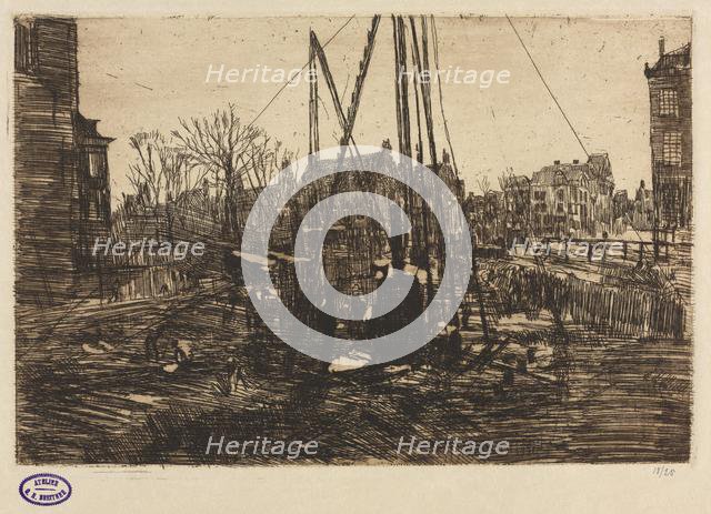 Building Site, Amsterdam. Creator: George Hendrik Breitner (Dutch, 1857-1923).