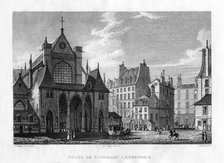 The church of St Germain l'Auxerrois, Paris, France, c1830. Artist: J Redway