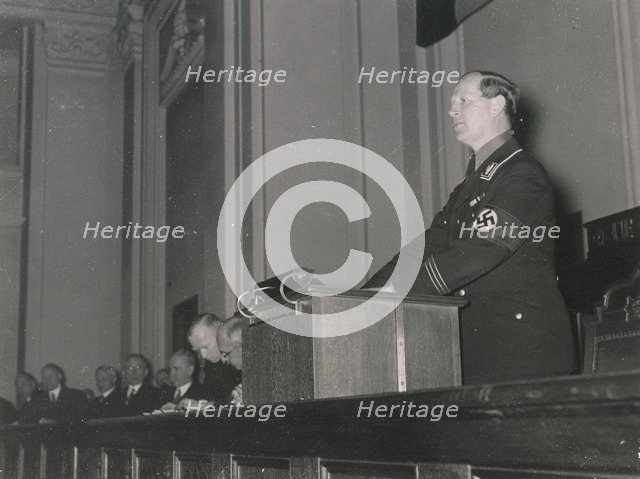 Kurt Schmitt, German Reich Economy Minister, c1933-c1934. Artist: Unknown