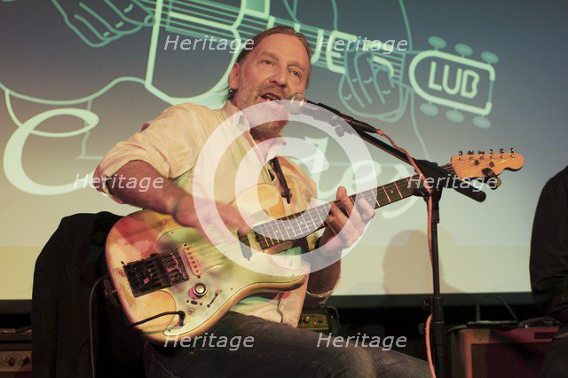 Steve Morrison, Crawley Blues Festival, Hawth, Crawley, Oct 2015. Artist: Brian O'Connor.