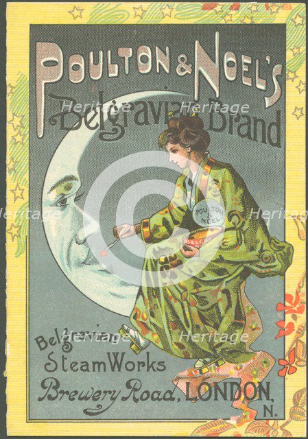 Poulton & Noel's Belgravia Brand, 1880s. Artist: Unknown