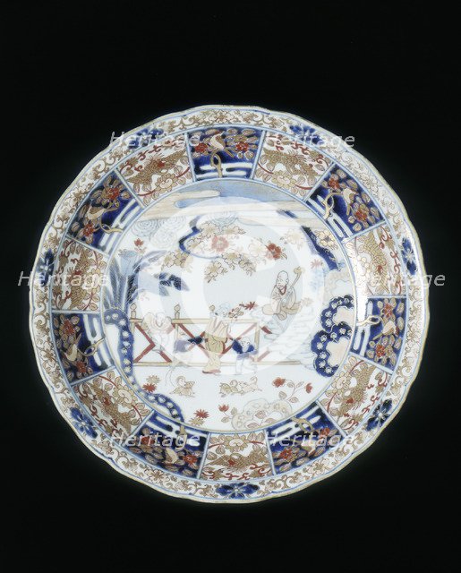 Imari dish, Japan, early 18th century. Artist: Unknown
