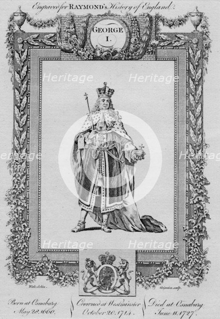 'George I', c1787. Artist: Unknown.