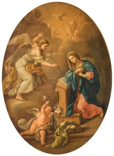 The Annunciation, 1720. Creator: Giovanni Stefano Robatto.