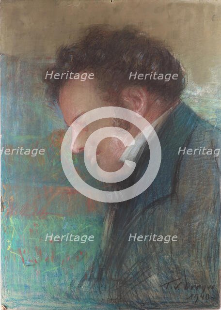 Portrait of Franz Schubert (1797-1828), 1940. Creator: Dreger, Tom von (1868-1948).